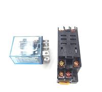 5Pcs HH62P HHC68A-2Z Electronic Micro Mini Electromagnetic Relay 10A 8PIN Coil DPDT with Socket Base DC12V 24V AC110 220V(AC 110V)