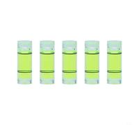 5pcs High Bubble Level Set, Compact 23x8mm Pan-Tilt Level Balancers, Lasting PP Material, Accurate Measuring Tools Compatible with