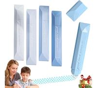 5PCS High-Capacity Correction Tape Set: Double Sided Correction Pen with Smooth Continuous Feed, White Out for Students, Home, Office, Crafting, Wrapping Paper (Blue)