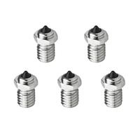 5pcs High Flow Bimetal Nozzle Set 0.4/0.6/0.8mm - Compatible with I3 Mega, I3 Me.ga S, I3 Me.ga X, I3 Me.ga X Pro(0.6mm)