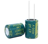 5pcs High Frequency Low Resistance Aluminum Electrolytic Capacitor 400v47UF 47uf400v Volume: 16x20 16x25(16x20)