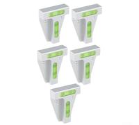 5PCS High-Precision T-Shaped Mini Level with Magnetic Backing for Accurate Measurement, Aluminum Alloy Construction for Professional Tools