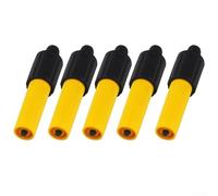 5Pcs High Pressure Hose Nozzle Garden Hose Spray Set with Quick Connect Adapters 1/2" for Household Car Washing Gardening Irrigation Vegetable Field Irrigation and Daily Use