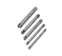 5Pcs High-Strength Broken Tap Extractor Broken Tap Remover Removal Tool Kits Taps 2 -M5, 3 -M6, 4 -M8, 5 -M10, 6 -M12
