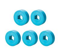 5Pcs Hinge Plug Hollow Hinge Hole Spacers Adjustable Hinges Holes Inserts for Door Mounting Enduring Reusable Round Hole Cover