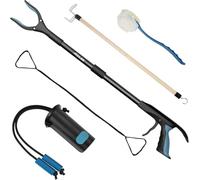5Pcs Hip Kit for Seniors, Hip Replacement Kit After Surgery, Hip Replacement Recovery Kit with Grabber, Sock Aid, Leg Lifter