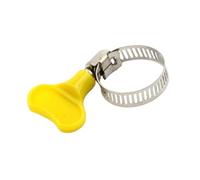 5Pcs Homebrew Pipe Clamp Fit Tube Plastic Handle Stainless Steel Hose Clamp(13-19mm)