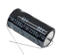 5PCS horizontal axial polarized aluminum electrolytic capacitor 63v 2200uf 18X40mm