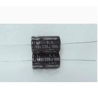 5PCS horizontal axial polarized filtering electrolytic capacitor 100v 330uf 16X26mm Capacitance Meters