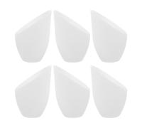 5pcs Horse Shoe Light Shade with E27 Fitter for Floor Lamps | White Polypropylene, 42mm Centre Opening, Slanted Horseshoe Form, Glare Reduction and Shatterproof Use