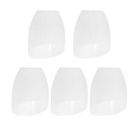 5pcs Horseshoe Lamp Shade Decorative Light Cover for Bedroom Office | PP Plastic Replacement, White Finish, Eye Friendly and Easy Install, Wall Lamp Fit