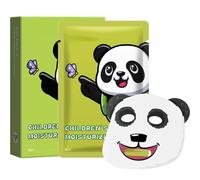 5Pcs Hydrating Sheet Face Masks Set for Girls - Fun Panda Printed Skincare Gift, Moisturizing & Brightening Facial Masks for All Skin Types, Soothes & Nourishes