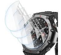5pcs Hydrogel Film Screen Protector for Amazfit T-Rex 3 Outdoor Smartwatch 48mm Smart Watch Flexible HD Transparent TPU Protective Film Ultra-thin Self-Healing Anti scratch Explosion-proof