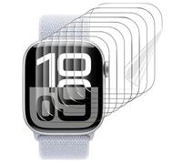 5pcs Hydrogel Film Screen Protector for Apple Watch Series 11, 10 1.96” 42mm 2025 Smart Watch Flexible HD Transparent TPU Protective Film Ultra-thin Self-Healing Anti scratch Explosion-proof