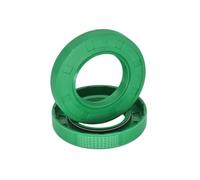 5pcs ID 11 mm, OD 17 mm Green FKM High-Speed Multi-Lip Oil Seal, Thickness 5 mm, 11x17x5mm
