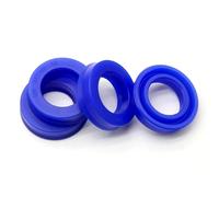 5pcs ID 8-19mm UN Radial Shaft Hydraulic Seal (IDxODxTHK) Piston Shaft Piston Rod PU Single Lip U Cup Oil Seals(12.5x20.5x5mm)