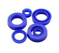 5Pcs ID 8~19mm UN Radial Shaft Hydraulic Seal (IDxODxTHK) Polyurethane Piston Shaft Piston Rod PU Single Lip U Cup Oil Seals(8x16x6(5pcs))