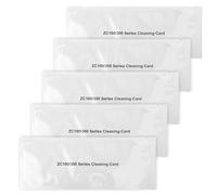 5pcs ID Card Printer Cleaning Cards, Single-Use Printer Cleaning Card Kit Compatible with Zebra ZC100 ZC150 ZC300 ZC350, Replaces 105999-311
