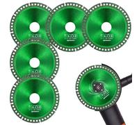 5pcs Indestructible Disc for Grinder, 4in Multifunctional Cutting Discs Set with Gaskets Thin Wood Cut Off Wheels Tool Accssories for Angle Grinder Stone Wood Metal Cutting Machine