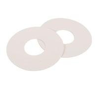 5pcs Inflatable Boat Air Valve Gasket PVC Replacement Part for Kayaks | White Sealing Piece, Quick Maintenance Swap, for Camping Gear and Pontoons, Suitable for Pool Floats