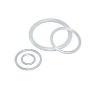 5pcs Inner Diameter 293.8mm High Temperature Resistant Waterproof White Silicone Sealing O-rings for Home Appliances, Bathroom Supplies, Outer Diameter 300mm, Wire Diameter 3.1mm, 300x293.8x3.1mm