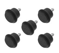 5pcs Insert Caster Wheels for Office Chair Replacement Black Nylon Iron
