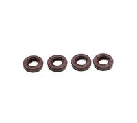 5pcs Inside Diameter 5/6/7/8/9/10/12/13mm Fluorine Rubber Oil Seal FKM TC Skeleton Oil Seals High Temperature Acid Resist(7x14x4mm)