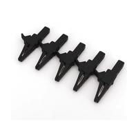 5Pcs Insulated 83mm Large Alligator Clip Test Probe With 4mm Jack 1000V 32A BIANMTSW(5Pcs Black)