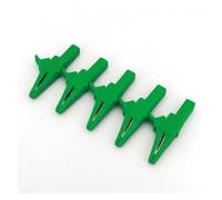 5Pcs Insulated 83mm Large Alligator Clip Test Probe With 4mm Jack 1000V 32A BIANMTSW(5Pcs Green)