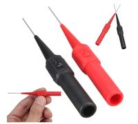 5pcs Insulation Piercing Needle Non-destructive Multimeter Test Probe Red/Black