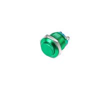 5Pcs IP67 Waterproof Round Metal Push Button Switch 16mm Momentary Power Switch ON OFF Self-reset Switches With Screw(Green)