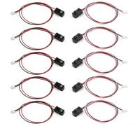 5PCS IR Break Beam Sensor Module Photoelectric Switch for Arduino for raspberry Pi DIY Robot Projects - NPN Output 3-5V DC 25cm Range(3MM-50CM)