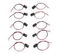 5Pcs IR Break Beam Sensor Photoelectric Switch for Arduino Robotics | 2ms Response, 1-2mm Accuracy, NPN Output, Plastic Housing, 20x10x8mm, for ideal For Counting, Robotics, DIY Projects
