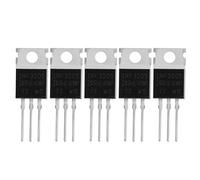 5Pcs IRF3205 Power Transistor Field Effector IRF3205PBF To-220 MOSFET Tube New Transmitter Circuit Board Converter Power Supply Module Drive Connector Electronic Chip Amplifier PCB Charger