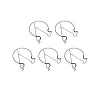 5Pcs Iron Floating Railing Planter Shelf Set 29x27x12cm