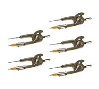 5Pcs Iron Metal Compasses with Double Sided Scale Geometry Drawing Tool for Engineering Drawing and Technical Drafting Steel Geometry Tool