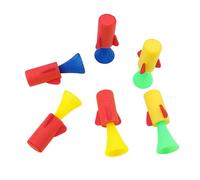 5PCS Jumping Rockets Poppers - Spring Launcher Toys for Kids - Party Favors, School Prize, Goodie Bag Fillers, Birthday Suprises - Games for Boys and Girls
