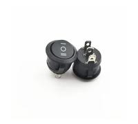 5pcs kcd1-105 2pin 3pin on-off on-off-on rocker switch diameter small round boat rocker switch Black round black white red IDGTTLDF(B-3p3d)