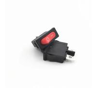 5Pcs KCD1-110 10x22mm Black Super Thin Rocker Switch NO/OFF 2 Pin Small Instrument Power Switch(Red)