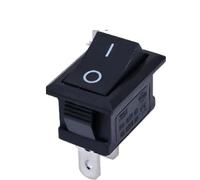 5Pcs KCD11-101 Push Button Switch 6A/250V Mini Black Red White 21 * 15mm 2 PIN ON/OFF SPST Rocker Switches(PURPLE)