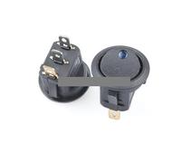 5Pcs KCD3/KCD4 220V 12V 10A/16A Rocker Switch IDGTTLDF(12V Blue)