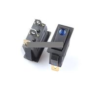 5Pcs KCD3/KCD4 220V 12V 10A/16A Rocker Switch IDGTTLDF(KCD3 220V Blue)