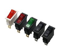 5PCS KCD3 Rocker Switch ON-OFF ON-OFF-ON 2 Position 3Pins with Light Power Switch 16A 250V / 20A 125V AC(50R)