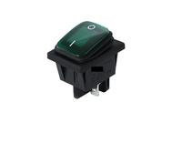 5PCS KCD4 Waterproof And Oil Proof Latching Switch Four Feet ON OFF Red Green With Lights 4PIN Rocker Power Switch LED 12V 220V IDGTTLDF(4PIN LED GREEN 220V,5PCS)