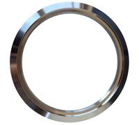5pcs KF10 Bored Blank Weld Flange - ISO-KF Flange Size NW10, 12.7mm Tube OD Bore, 304SS for Vacuum Systems(KF100-108mm)