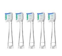 5Pcs Kids Replacement Toothbrush Heads Compatible with Seago SG-513/977/EK6/SG-2139, Green Medium Size for 18-36 Months