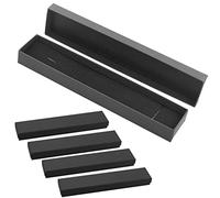 5pcs Kraft Paper Jewelry Gift Box - Black Long Necklace Box (4.3 * 21.3 * 2.3cm) for Valentine's Day