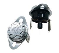 5pcs/KSD301/KSD303 45C-150C Manual Reset 10A Degrees Celsius Thermostat Normally Closed Temperature Switch Control(60C)