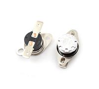 5pcs KSD301 Thermostat 40°C/60°C/85°C/95°C/105°C Normally Opened/Closed Adjust Snap Disc Temperature Switch for Microwave, Oven, Coffee Maker 250V 10A(95℃/203℉)