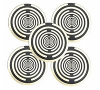 5pcs Lakhovsky MWO Disk EMFS Tesla Polarizing Disk 4.9cm/1.9inch Multi-wave Oscillator Tesla Coil Water Energization & Harmonic Balancing - Inspired by Georges Lakhovsky, Medium, Copper, No Gemstone